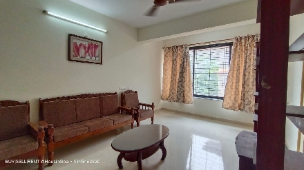Rental 2BHK semi furnished flat in Upper Bazar Ponda rent 15k