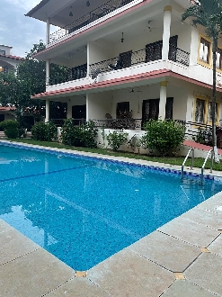 1bhk Pool Facing Arpora Prime location Acron Property 1st Floor On Rent 45k Negotiabe