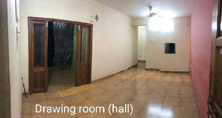 2BHK, 85.85 sq. mts., first floor Alto Santa Cruz, Tiswadi, Goa.Near GMC